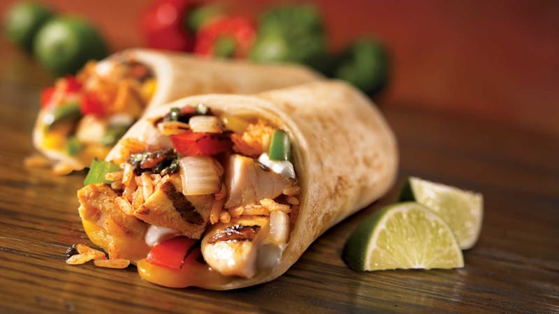 Spicy Steak Burrito with jalapeño salsa