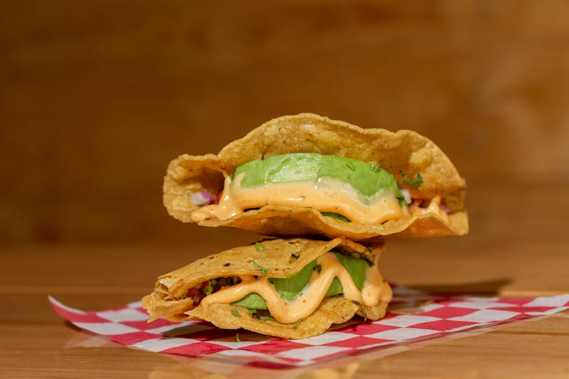 Costa Vida signature taco salad in crispy tortilla shell