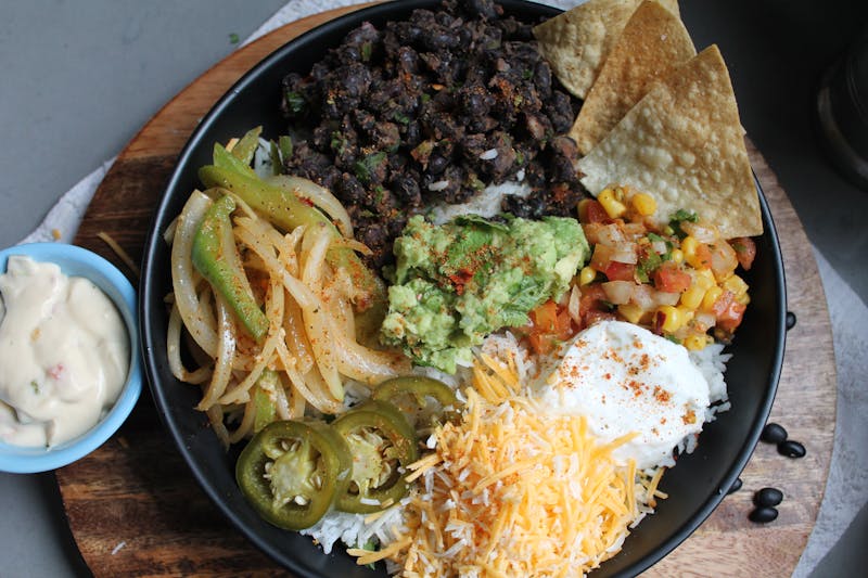 Black beans seasoned side dish